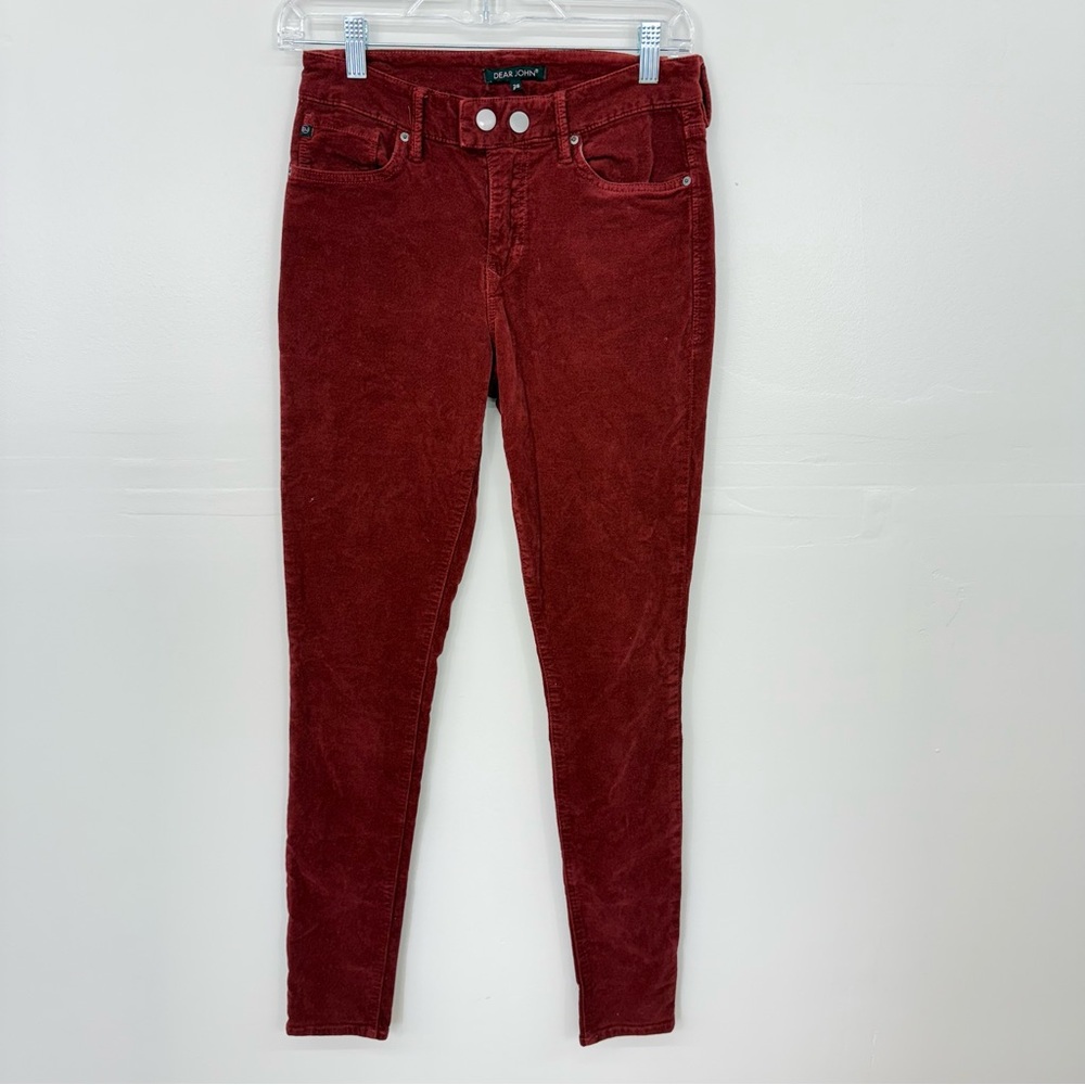 Dear John Burgundy Corduroy Pants J23